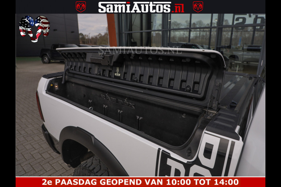 Dodge Ram 2500 POWER WAGON | 6 PERSOONS | 6.4 V8 4X4 | ADAPTIVE | FULL LED | TREK LIER | OPEN DAK | 6.4F BAK | 3500KG | CAMERA V+A | SPER DIFF | TWO TONE UITVOERING | ALARM | VOLLE UITVOERING |