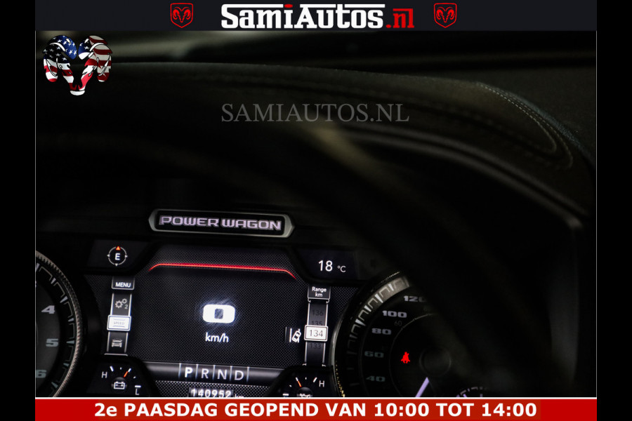 Dodge Ram 2500 POWER WAGON | 6 PERSOONS | 6.4 V8 4X4 | ADAPTIVE | FULL LED | TREK LIER | OPEN DAK | 6.4F BAK | 3500KG | CAMERA V+A | SPER DIFF | TWO TONE UITVOERING | ALARM | VOLLE UITVOERING |