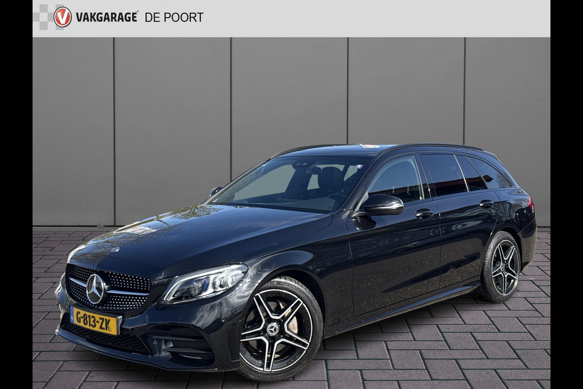 Mercedes-Benz C-Klasse Estate 180 Business Solution AMG | NL-auto | BTW | Pano | Leder | Trekhaak | Sfeerverlichting