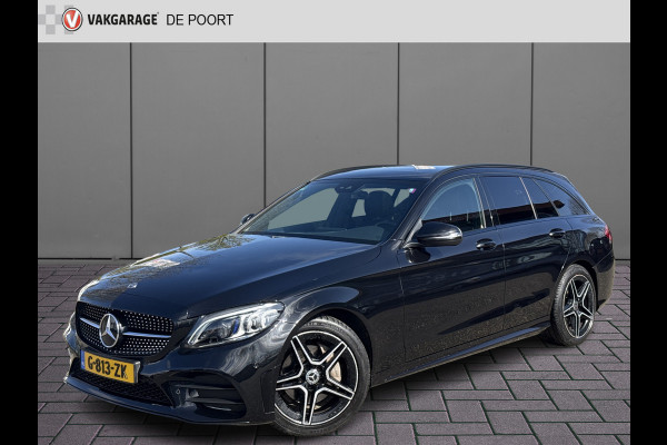 Mercedes-Benz C-Klasse Estate 180 Business Solution AMG | NL-auto | BTW | Pano | Leder | Trekhaak | Sfeerverlichting
