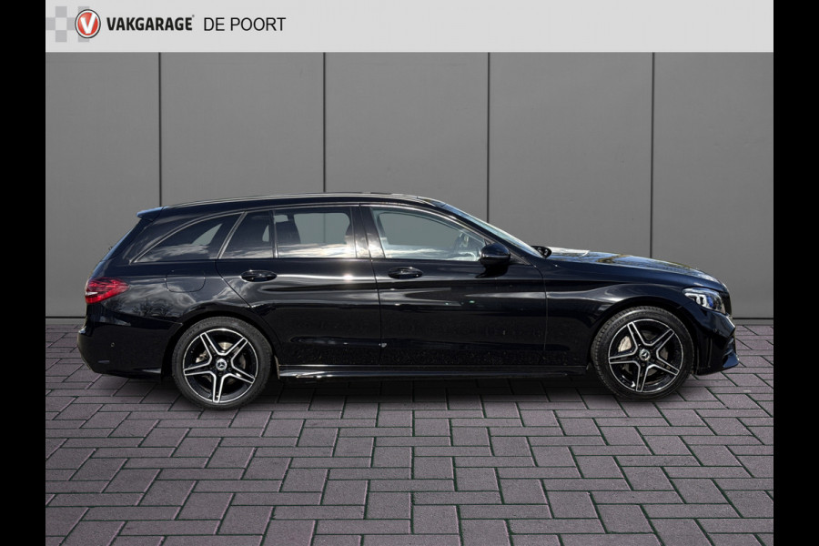 Mercedes-Benz C-Klasse Estate 180 Business Solution AMG | NL-auto | BTW | Pano | Leder | Trekhaak | Sfeerverlichting