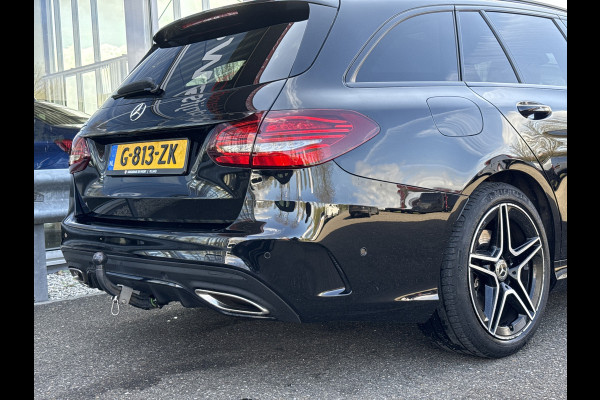 Mercedes-Benz C-Klasse Estate 180 Business Solution AMG | NL-auto | BTW | Pano | Leder | Trekhaak | Sfeerverlichting