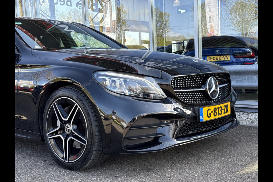 Mercedes-Benz C-Klasse Estate 180 Business Solution AMG | NL-auto | BTW | Pano | Leder | Trekhaak | Sfeerverlichting