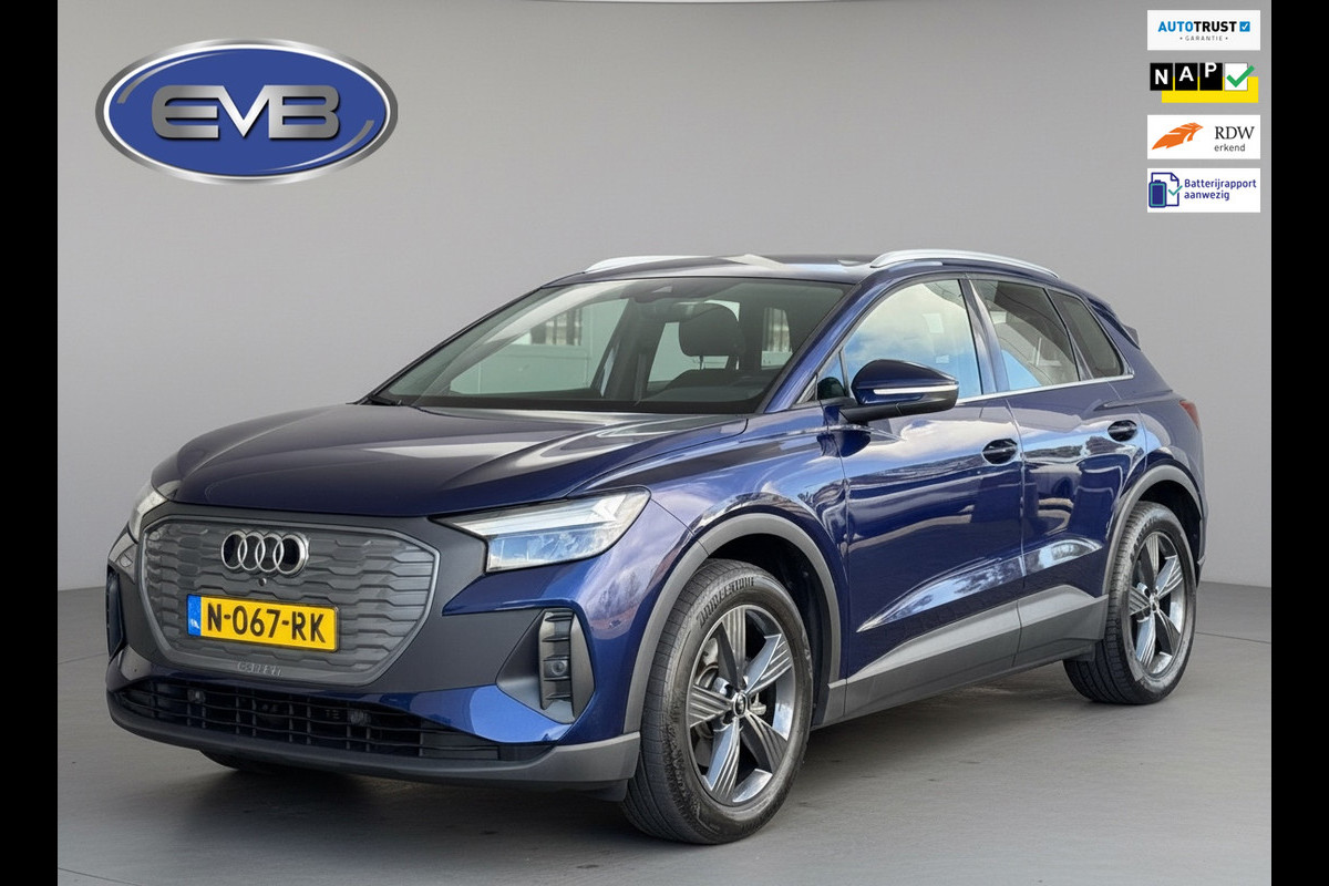 Audi Q4 e-tron 35 AUTOMAAT Edition, camera, navarra bleu, stoelverwarming, digitaal cockpit, 1 e eigenaar, NL auto met nap