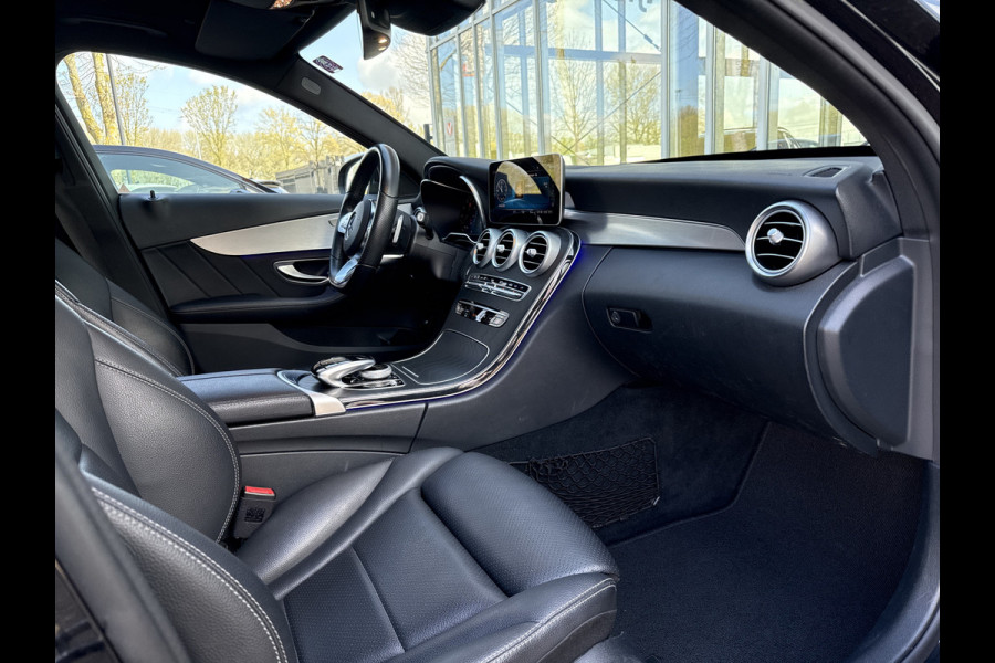 Mercedes-Benz C-Klasse Estate 180 Business Solution AMG | NL-auto | BTW | Pano | Leder | Trekhaak | Sfeerverlichting