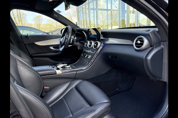 Mercedes-Benz C-Klasse Estate 180 Business Solution AMG | NL-auto | BTW | Pano | Leder | Trekhaak | Sfeerverlichting