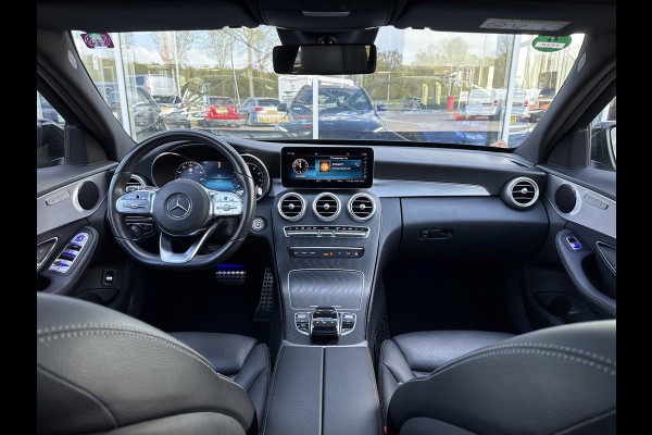 Mercedes-Benz C-Klasse Estate 180 Business Solution AMG | NL-auto | BTW | Pano | Leder | Trekhaak | Sfeerverlichting