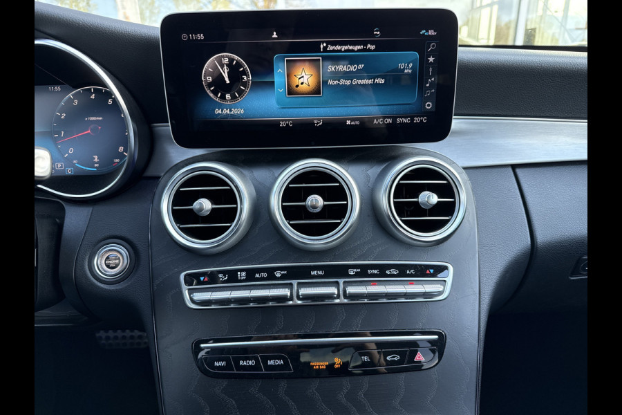 Mercedes-Benz C-Klasse Estate 180 Business Solution AMG | NL-auto | BTW | Pano | Leder | Trekhaak | Sfeerverlichting