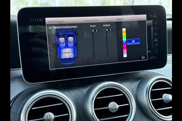 Mercedes-Benz C-Klasse Estate 180 Business Solution AMG | NL-auto | BTW | Pano | Leder | Trekhaak | Sfeerverlichting