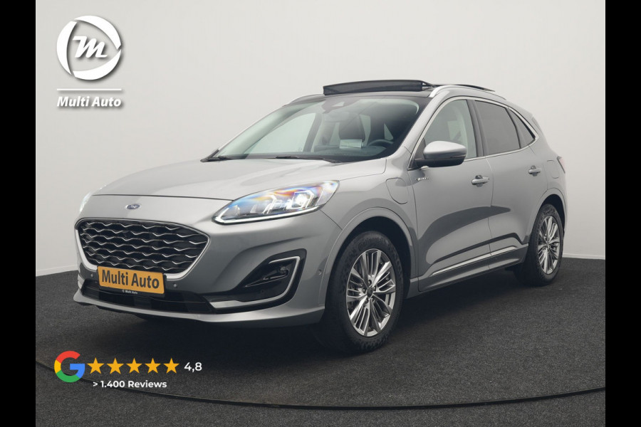 Ford Kuga 2.5 Vignale PHEV 225pk Dealer O.H | Panodak | Head Up | Bang & Olufsen Sound | Adaptive Cruise | 360 Camera | Lederen Sportstoelen Memory & Verwarmd | Keyless | Pilot Assist | Blis | Apple Carplay | Navigatie | Virtual | DAB  Plug In Hybrid |