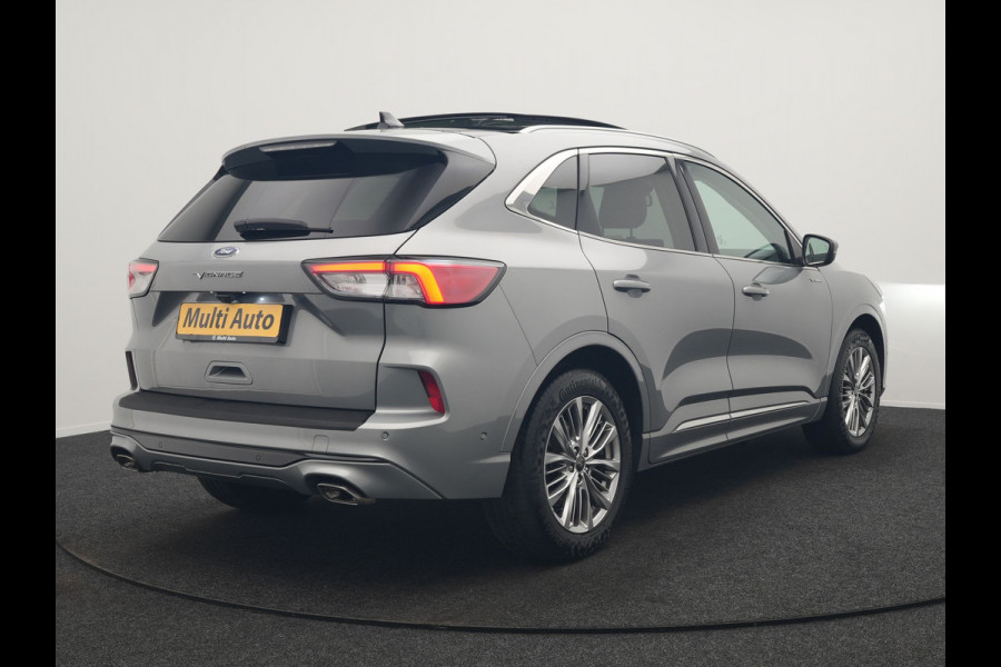 Ford Kuga 2.5 Vignale PHEV 225pk Dealer O.H | Panodak | Head Up | Bang & Olufsen Sound | Adaptive Cruise | 360 Camera | Lederen Sportstoelen Memory & Verwarmd | Keyless | Pilot Assist | Blis | Apple Carplay | Navigatie | Virtual | DAB  Plug In Hybrid |