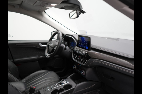 Ford Kuga 2.5 Vignale PHEV 225pk Dealer O.H | Panodak | Head Up | Bang & Olufsen Sound | Adaptive Cruise | 360 Camera | Lederen Sportstoelen Memory & Verwarmd | Keyless | Pilot Assist | Blis | Apple Carplay | Navigatie | Virtual | DAB  Plug In Hybrid |