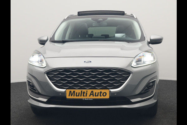 Ford Kuga 2.5 Vignale PHEV 225pk Dealer O.H | Panodak | Head Up | Bang & Olufsen Sound | Adaptive Cruise | 360 Camera | Lederen Sportstoelen Memory & Verwarmd | Keyless | Pilot Assist | Blis | Apple Carplay | Navigatie | Virtual | DAB  Plug In Hybrid |