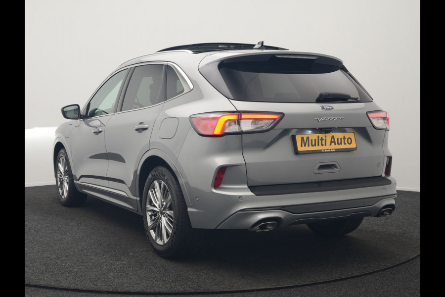 Ford Kuga 2.5 Vignale PHEV 225pk Dealer O.H | Panodak | Head Up | Bang & Olufsen Sound | Adaptive Cruise | 360 Camera | Lederen Sportstoelen Memory & Verwarmd | Keyless | Pilot Assist | Blis | Apple Carplay | Navigatie | Virtual | DAB  Plug In Hybrid |