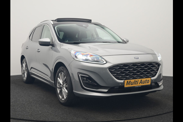 Ford Kuga 2.5 Vignale PHEV 225pk Dealer O.H | Panodak | Head Up | Bang & Olufsen Sound | Adaptive Cruise | 360 Camera | Lederen Sportstoelen Memory & Verwarmd | Keyless | Pilot Assist | Blis | Apple Carplay | Navigatie | Virtual | DAB  Plug In Hybrid |