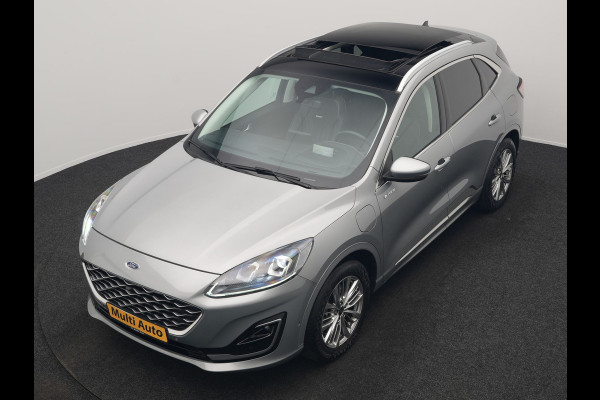 Ford Kuga 2.5 Vignale PHEV 225pk Dealer O.H | Panodak | Head Up | Bang & Olufsen Sound | Adaptive Cruise | 360 Camera | Lederen Sportstoelen Memory & Verwarmd | Keyless | Pilot Assist | Blis | Apple Carplay | Navigatie | Virtual | DAB  Plug In Hybrid |