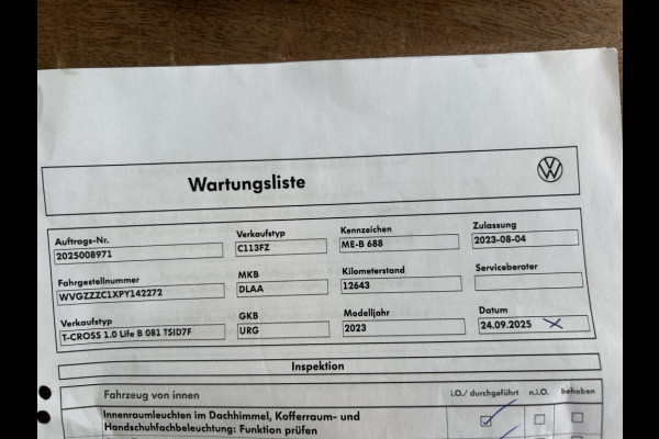 Volkswagen T-Cross 1.0 TSI 110pk Automaat Navi, Carplay, Dodehoekdetctie, Stoelverw