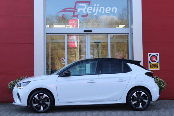 Opel CORSA-E GS Line 50 kWh | 3-FASE LADER | SNEL LAADFUNCTIE | APPLE CARPLAY/ANDROID AUTO | LED KOPLAMPEN | WINTER PAKKET: STOEL VERWARMING/STUUR VERWARMING | ZWART DAK | CLIMATE CONTROL | CRUISE CONTROL | DAB+ RADIO | ACHTERUITRIJ CAMERA |
