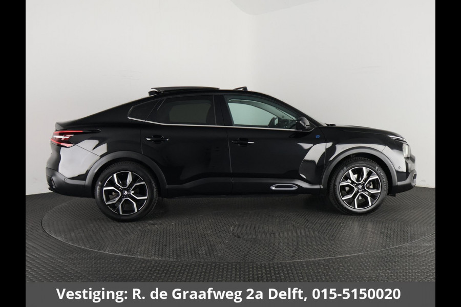 Citroën Ë-C4 X Max 54 kWh LONG RANGE | 97% SOH | Schuif-/Kanteldak | Navigatie | Leder | Camera |