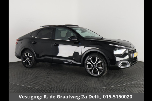 Citroën Ë-C4 X Max 54 kWh LONG RANGE | 97% SOH | Schuif-/Kanteldak | Navigatie | Leder | Camera |