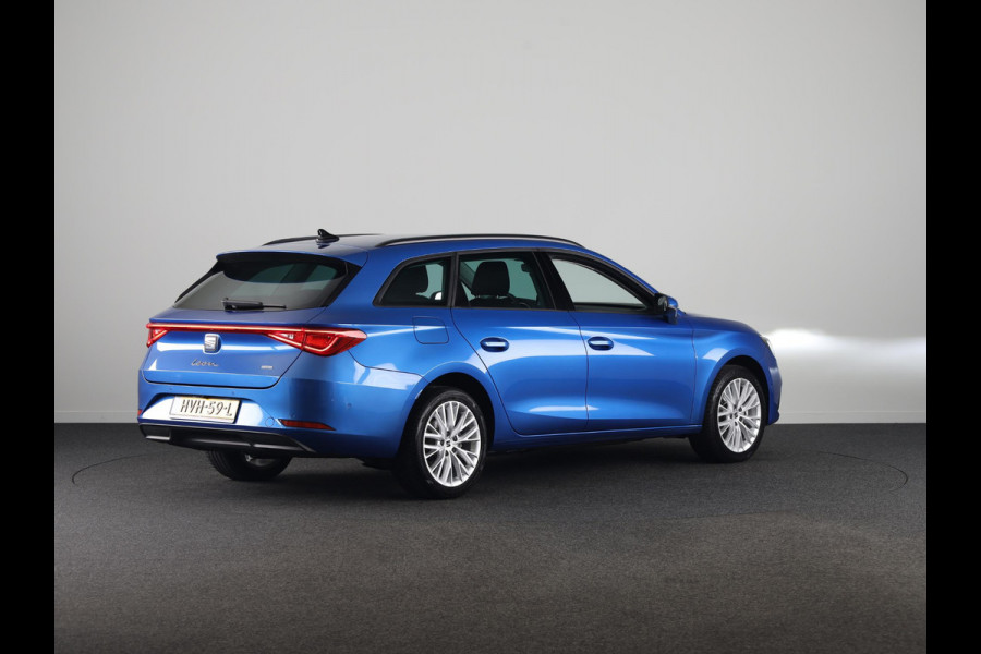 Seat Leon Sportstourer 1.5 TSI e-Hybrid Style Business Intense 204 pk Automaat | Verlengde garantie | Navigatie | Parkeersensoren (Park assist) | Achteruitrijcamera | Autom. airco (3 zones) |