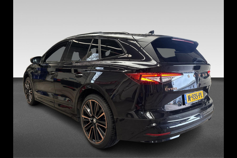 Škoda ENYAQ iV 60 Founders Edition Black | 21 inch | Panaromadak | Lederen bekleding