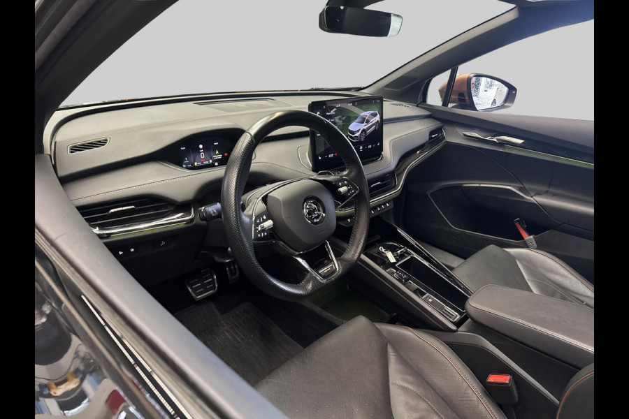 Škoda ENYAQ iV 60 Founders Edition Black | 21 inch | Panaromadak | Lederen bekleding