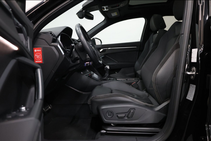 Audi Q3 Sportback 45 TFSI quattro S edition 3x S-LINE/VIRTUAL/PANO/LEDER+S.VERWARMING/20" LMV/CAM/LINE/ACC/ECC/12 MND GARANTIE!