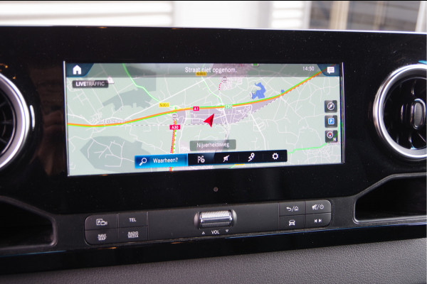 Mercedes-Benz Sprinter 319 3.0 CDI V6 L2H1 AUT. LED, 360 CAMERA, ADAPT. CRUISE, MBUX 10'', LEDER, NAVI, CLIMA, VOORRUIT VERWARMING, STOELVERWARMING