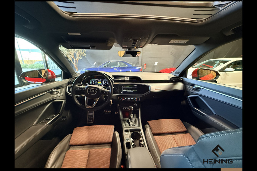 Audi Q3 45 TFSI e S edition. Pano. 2X S-Line. Apple-carplay. Blackline. 19 inch.