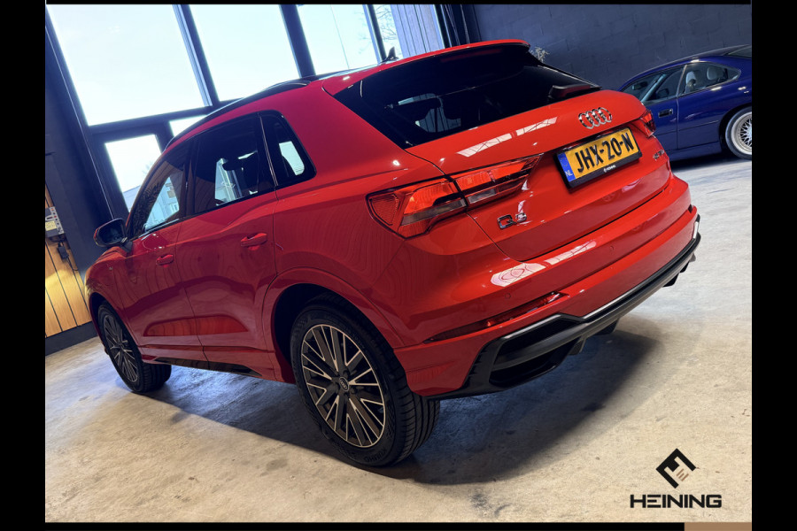 Audi Q3 45 TFSI e S edition. Pano. 2X S-Line. Apple-carplay. Blackline. 19 inch.