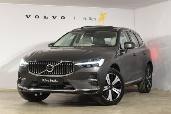 Volvo XC60 T6 340PK Automaat Plug-in Hybrid AWD Inscription / Navigatie / Elektrisch glazen schuif-kanteldak / Leder Blond / Stuur & Stoelverwarming / Elektrische achterklep / Cruise control