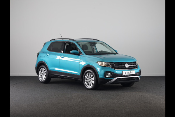 Volkswagen T-Cross 1.0 TSI Life 115 pk Automaat (DSG) | Navigatie | Trekhaak | Parkeersensoren | Achteruitrijcamera | Autom. airco | Voll. digitaal instrumentenpaneel | Stoelverwarming |