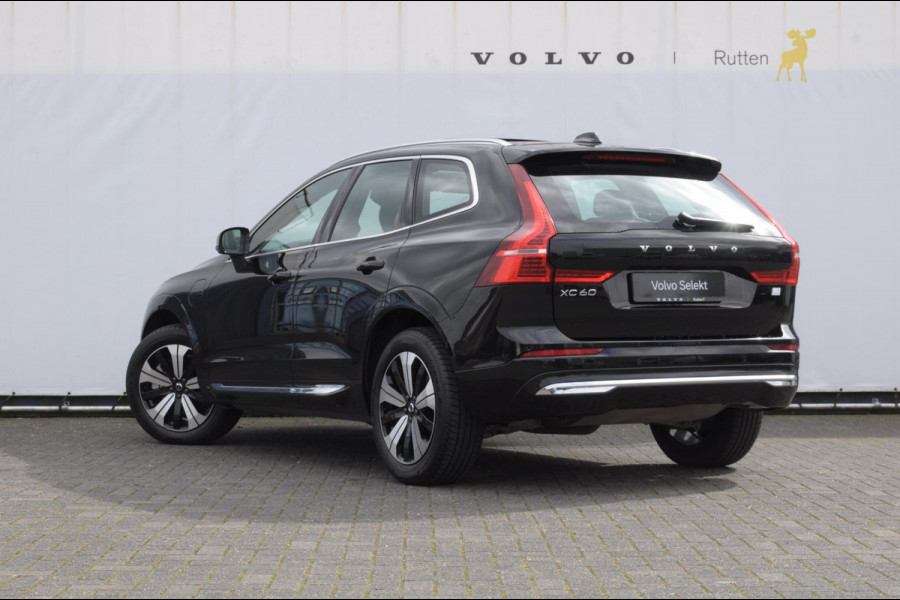 Volvo XC60 T6 350PK Automaat Plug-in hybrid AWD Plus Bright Panoramisch schuif-kanteldak / Google infotainment / Lederen bekleding / Parkeersensoren voor en achter met parkeercamera / Road Sign information / Cruise Control