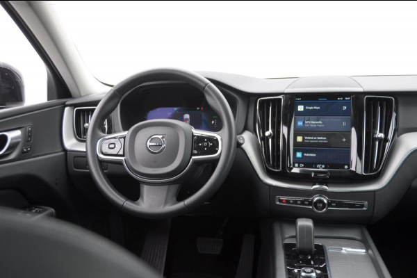 Volvo XC60 T6 350PK Automaat Plug-in hybrid AWD Plus Bright Panoramisch schuif-kanteldak / Google infotainment / Lederen bekleding / Parkeersensoren voor en achter met parkeercamera / Road Sign information / Cruise Control