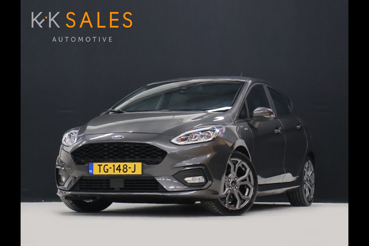 Ford Fiesta 1.0 EcoBoost ST-Line [APPLE CARPLAY, ADNROID AUTO, CRUISE CONTROL, LANE ASSIST, PDC ACHTER, AUTOMATISCHE AIRCO, LICHTMETALEN VELGEN, NIEUWSTAAT]