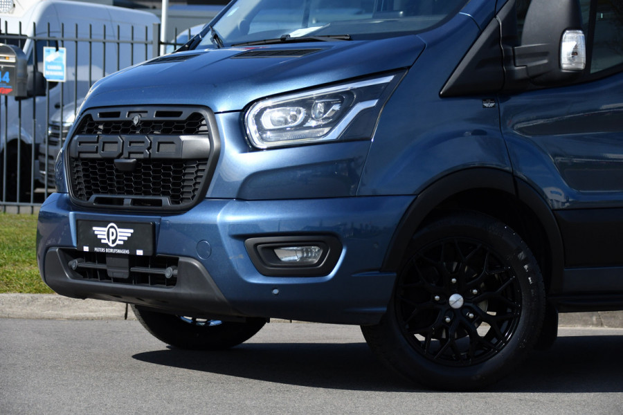 Ford Transit 350 2.0 TDCI L3H2 Limited PB Edition Camera, Cruise, Carplay, 2 x schuifdeur, 185pk, Automaat, Xenon, Multimedia, Trekhaak, Uniek!