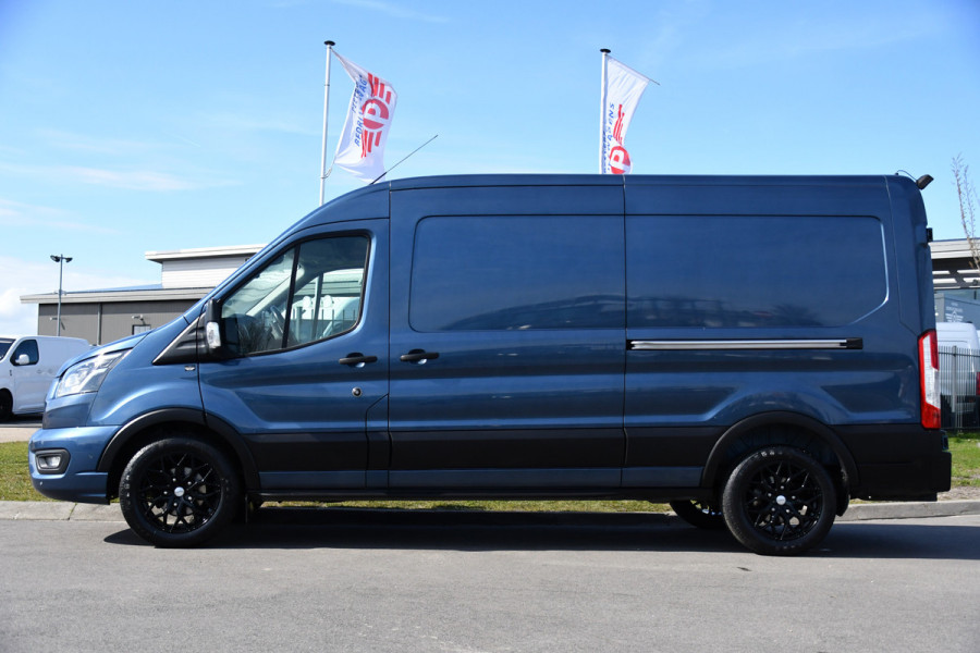 Ford Transit 350 2.0 TDCI L3H2 Limited PB Edition Camera, Cruise, Carplay, 2 x schuifdeur, 185pk, Automaat, Xenon, Multimedia, Trekhaak, Uniek!