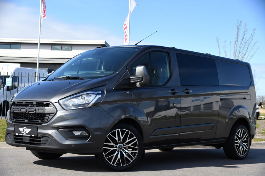 Ford Transit Custom 300 2.0 TDCI L2H1 Limited DC PB Edition Camera, Cruise, Carplay, 170pk, 2 x Schuifdeur, LED, Automaat, Stoelverwarming, Sensoren, Uniek!