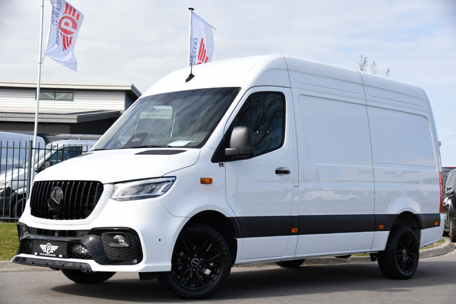 Mercedes-Benz Sprinter 317 1.9 CDI L2 Pro AMG Edition FACE LIFT! Camera, Cruise, Carplay, LED, Stoelverwarming, 170pk, Automaat, Multimedia, Uniek!