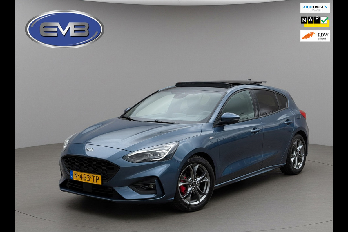 Ford Focus 1.0 EcoBoost Hybrid ST Line, panoramadak, stoelverwarming, achteruitrijcamera, 1 e eigenaar, NL auto met nap