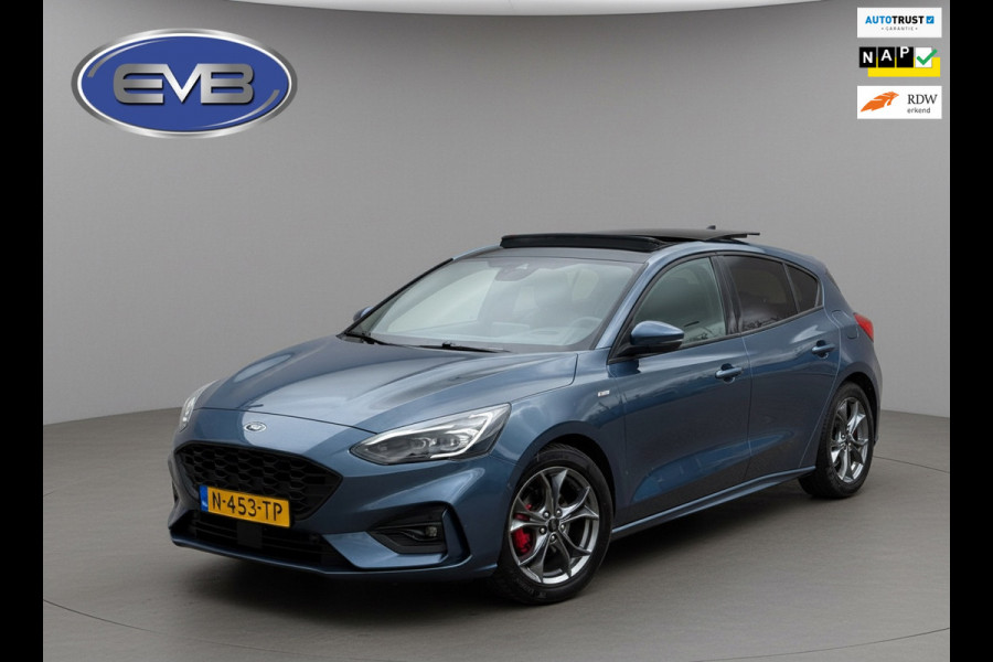 Ford Focus 1.0 EcoBoost Hybrid ST Line, panoramadak, stoelverwarming, achteruitrijcamera, 1 e eigenaar, NL auto met nap