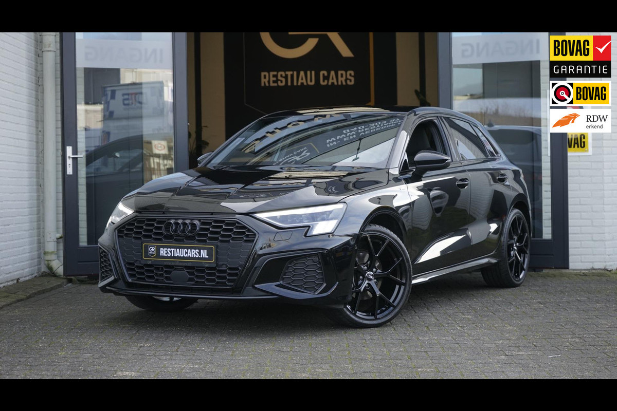 Audi A3 Sportback 35 TFSI 3x S-Line Black Optik AUTOMAAT-ACC-AUDI SOUND-CAMERA-CLIMA-KEYLESS-MATRIX LED-VIRTUEEL