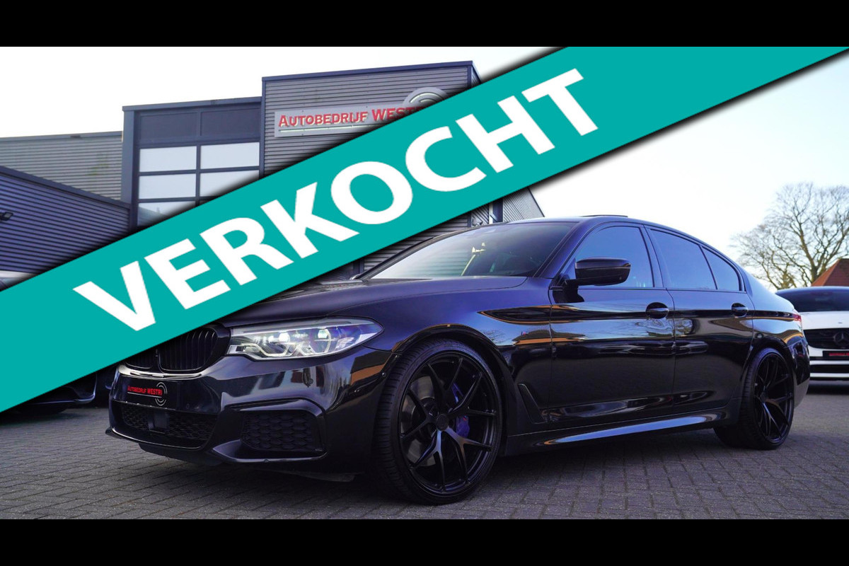 BMW 5 Serie M550d xDrive| Schuifdak | Stoelkoeling | Adaptieve Cruise control | 400 PK | Luxe Nappa Leder | Shadow Line | Dealer o