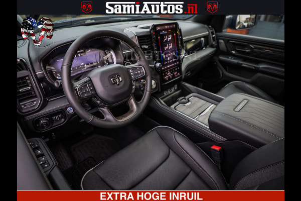 Dodge Ram LIMITED SPORT H.O 540HP 706Nm | Massage + Full Option | De Meest Luxe en Volle Pick-Up in zijn Klasse | Comfortabele Dubbele Cabine met Royale 5 Zitplaatsen | BPM vrij | Nu Leverbaar uit Voorraad | Voorraad Nr 2355 - 5149