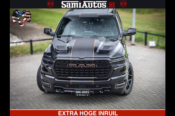 Dodge Ram LIMITED SPORT H.O 540HP 706Nm | Massage + Full Option | De Meest Luxe en Volle Pick-Up in zijn Klasse | Comfortabele Dubbele Cabine met Royale 5 Zitplaatsen | BPM vrij | Nu Leverbaar uit Voorraad | Voorraad Nr 2355 - 5149