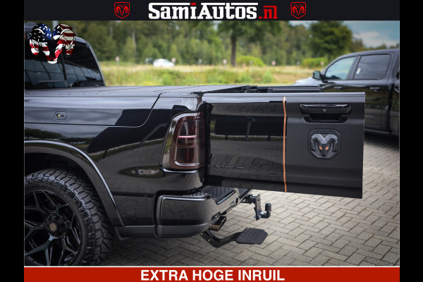Dodge Ram LIMITED SPORT H.O 540HP 706Nm | Massage + Full Option | De Meest Luxe en Volle Pick-Up in zijn Klasse | Comfortabele Dubbele Cabine met Royale 5 Zitplaatsen | BPM vrij | Nu Leverbaar uit Voorraad | Voorraad Nr 2355 - 5149