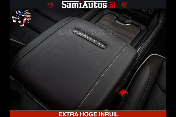 Dodge Ram LIMITED SPORT H.O 540HP 706Nm | Massage + Full Option | De Meest Luxe en Volle Pick-Up in zijn Klasse | Comfortabele Dubbele Cabine met Royale 5 Zitplaatsen | BPM vrij | Nu Leverbaar uit Voorraad | Voorraad Nr 2355 - 5149