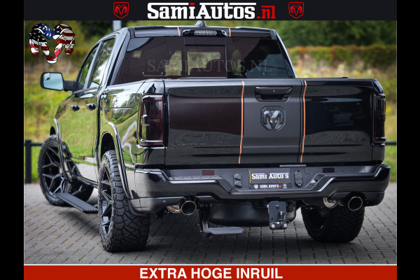 Dodge Ram LIMITED SPORT H.O 540HP 706Nm | Massage + Full Option | De Meest Luxe en Volle Pick-Up in zijn Klasse | Comfortabele Dubbele Cabine met Royale 5 Zitplaatsen | BPM vrij | Nu Leverbaar uit Voorraad | Voorraad Nr 2355 - 5149
