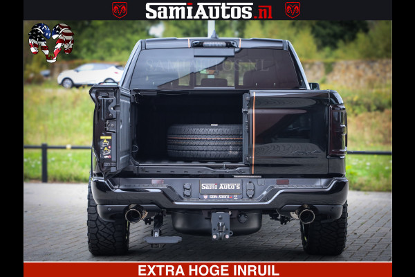 Dodge Ram LIMITED SPORT H.O 540HP 706Nm | Massage + Full Option | De Meest Luxe en Volle Pick-Up in zijn Klasse | Comfortabele Dubbele Cabine met Royale 5 Zitplaatsen | BPM vrij | Nu Leverbaar uit Voorraad | Voorraad Nr 2355 - 5149